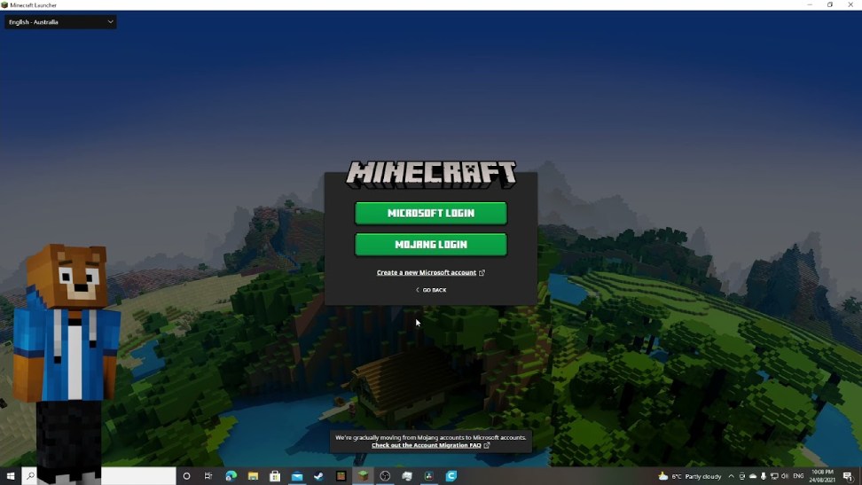 How to Create a Minecraft Account